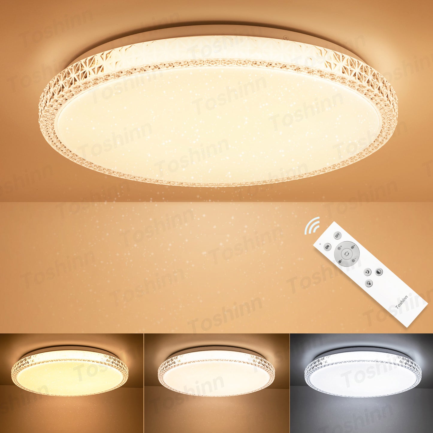 LED Ceiling Light - Crystal version