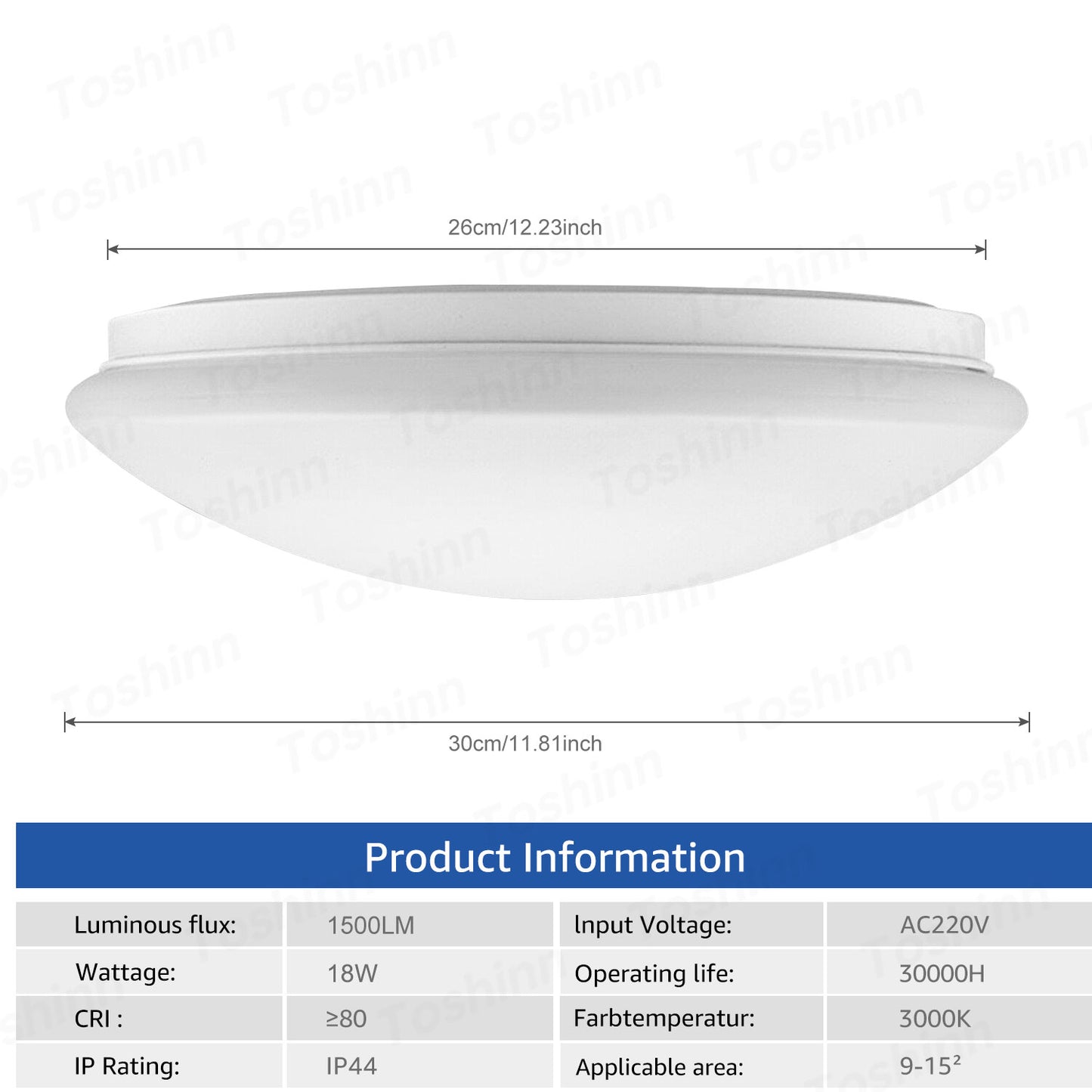 Induktions-LED-Deckenleuchte