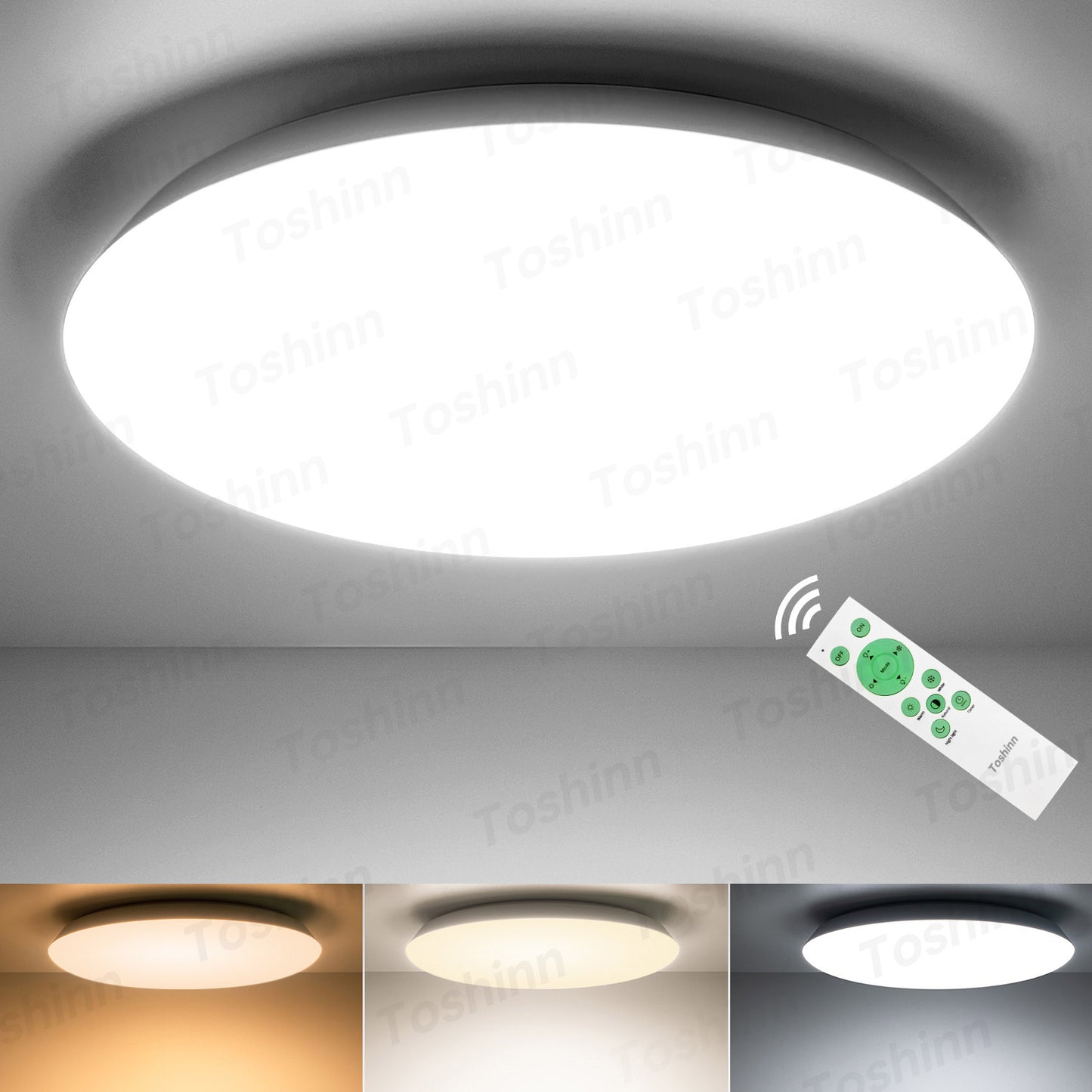 LED Ceiling Light - Adjustable with remote control