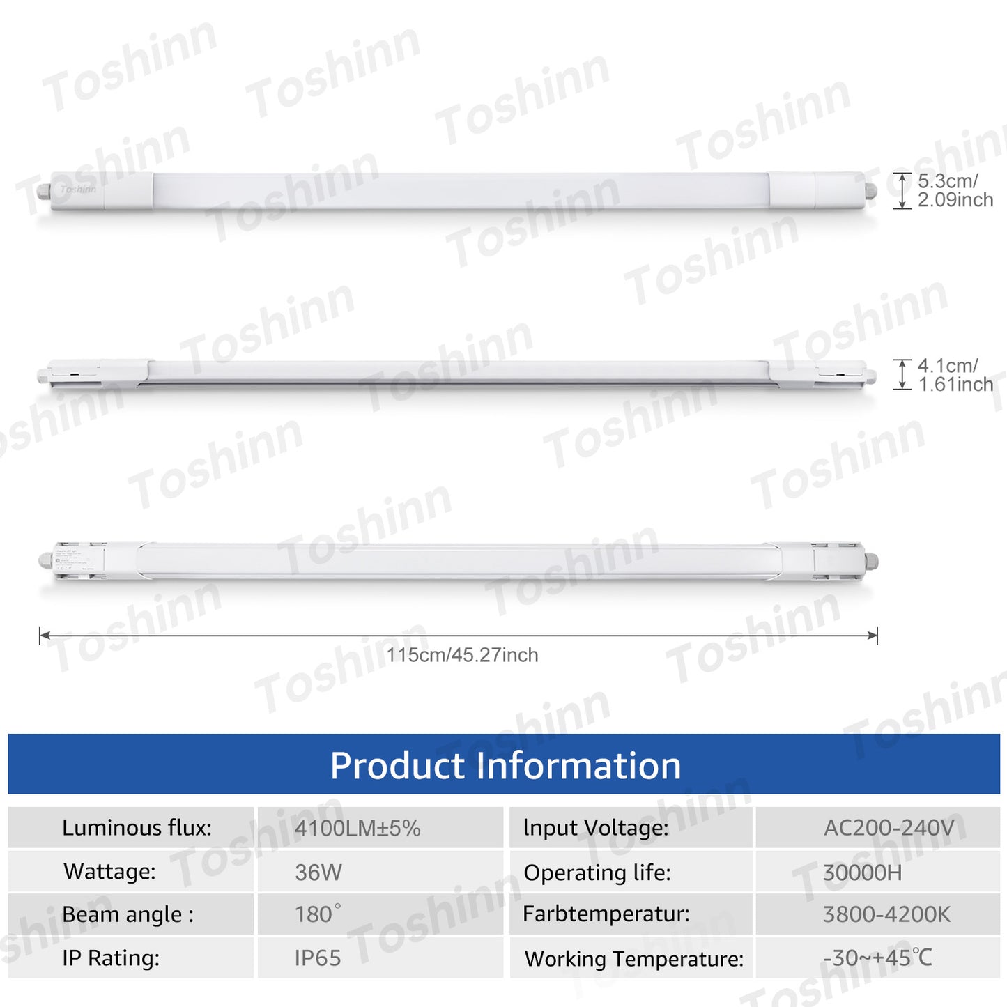 Tri-proof light - slim version