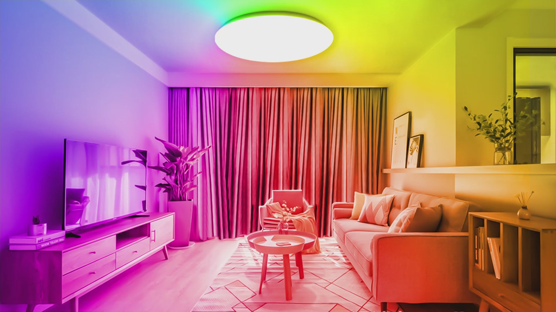 Rgb led ceiling deals light